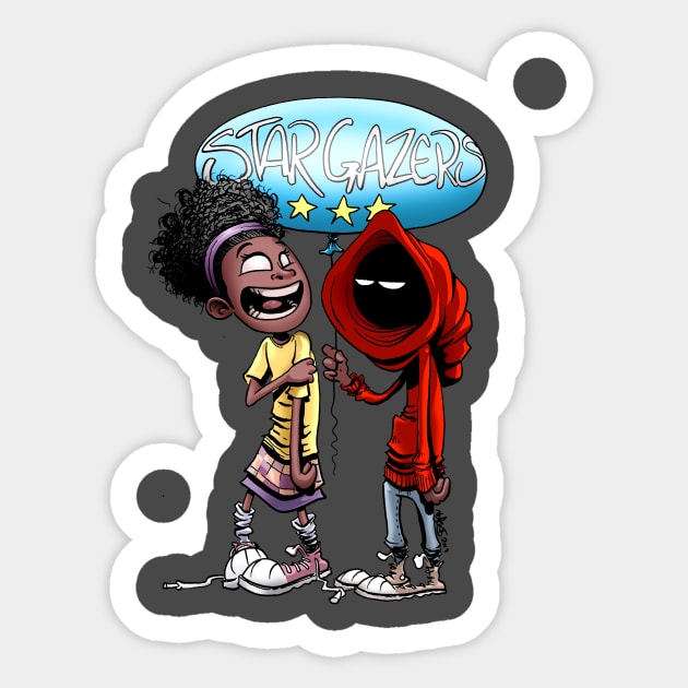 The StarGazer Sticker by TeamAnomalous1